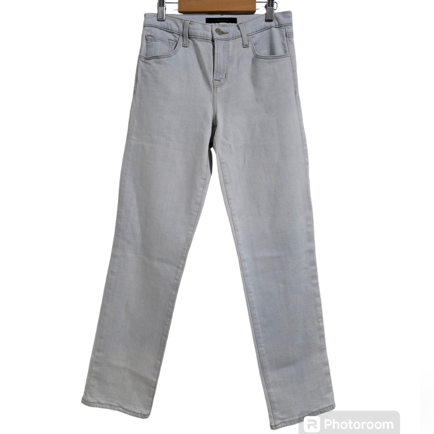 New J Brand Adele Midrise Straight Jean Visionary Light Wash Size 26